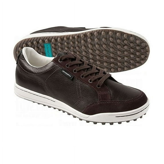 NEW Ashworth Cardiff Chocolate/White/Black Golf Shoes 9 M