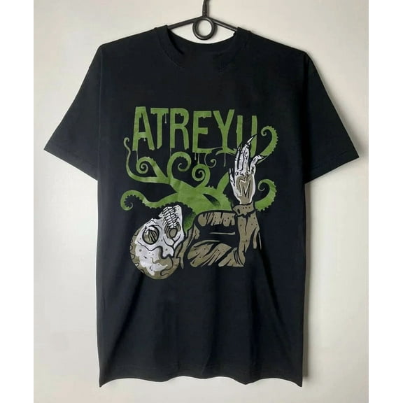 NEW Atreyu Band Retro Short Sleeve Cotton Black All Size Shirt AR93