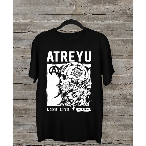 NEW Atreyu Long Live Short Sleeve Cotton Black All Size Shirt