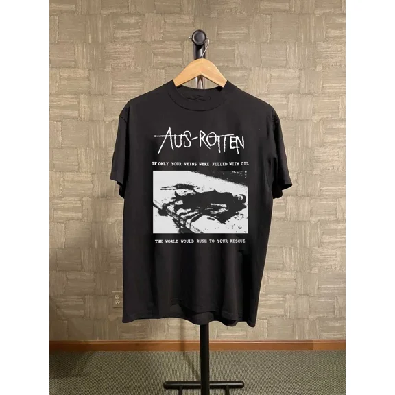 NEW Aus-Rotten Black Cotton All size S-5XL Gift For Fans T-shirt HM06