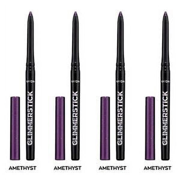 NEW Avon Glimmerstick Retractable Diamonds Eyeliner - AMETHYST 0.35 g / SET OF 4