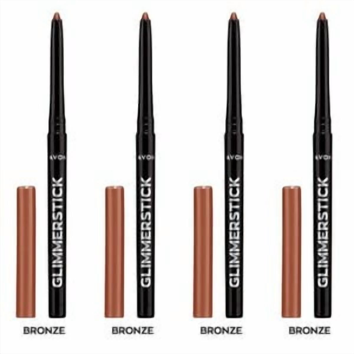 NEW Avon Glimmerstick Retractable Eyeliner - Bronze 0.28 g / SET OF 4
