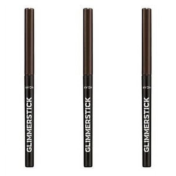 NEW Avon Glimmerstick Retractable Eyeliner - Cosmic Brown 0.28 g | Set of 3