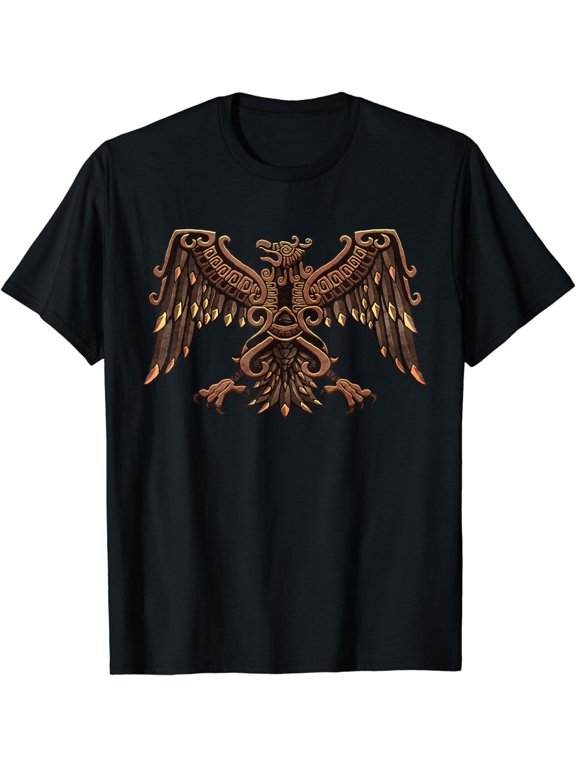 NEW Aztec Eagle Mexican Eagle Mayan Design Gifts Tee T-Shirt S-4XL