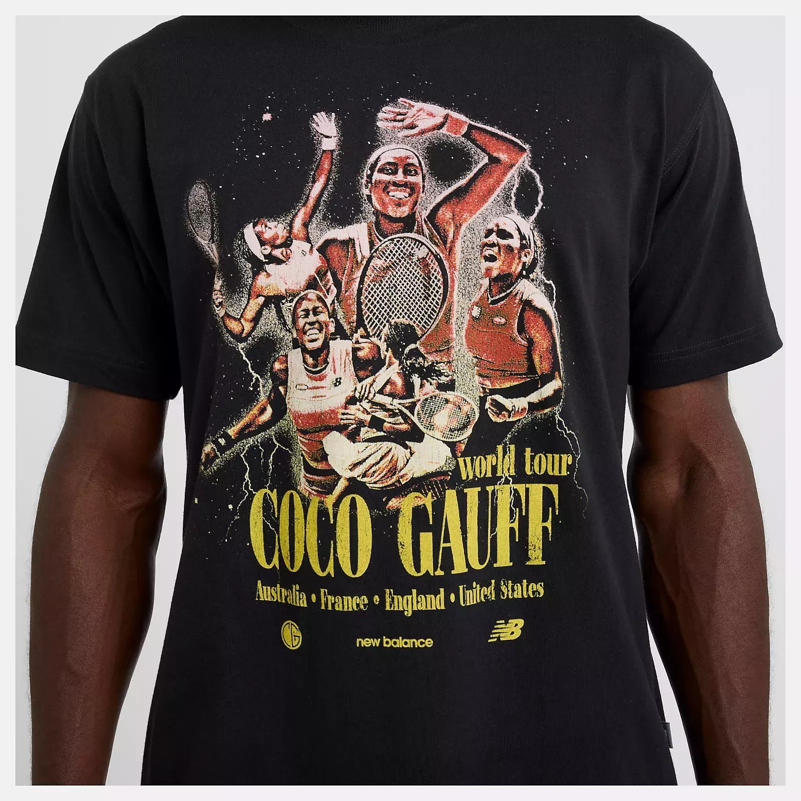 NEW BALANCE COCO GAUFF WORLD TOUR 2024 TSHIRT L LARGE