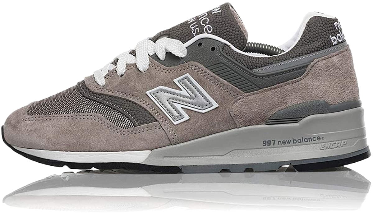 NEW BALANCE Men's 997 Made in USA Running Sneakers, Grey, 5