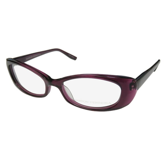 NEW BARTON PERREIRA CHELO WOMENS/LADIES CAT EYE FULL-RIM PURPLE MODERN CAT EYE FABULOUS FRAME DEMO LENSES 49-16-135 EYEGLASSES/EYE GLASSES
