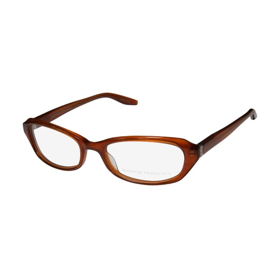 NEW BARTON PERREIRA JACLYN WOMENS/LADIES DESIGNER FULL-RIM AMBER CONTEMPORARY AUTHENTIC FRAME DEMO LENSES 52-18-133 EYEGLASSES/EYE GLASSES