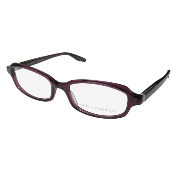 NEW BARTON PERREIRA NICHOLETTE WOMENS/LADIES DESIGNER FULL-RIM PURPLE ITALIAN DESIGNER CAT EYES FRAME DEMO LENSES 49-17-135 EYEGLASSES/GLASSES