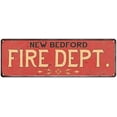 thumbnail image 1 of NEW BEDFORD FIRE DEPT. Home Decor Metal Sign Police Gift 8x24 108240013313, 1 of 1