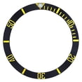 thumbnail image 1 of NEW BEZEL INSERT CERAMIC FOR ROLEX SUBMARINER 16808 16618 SAPPHIRE BLACK GOLD/F, 1 of 2