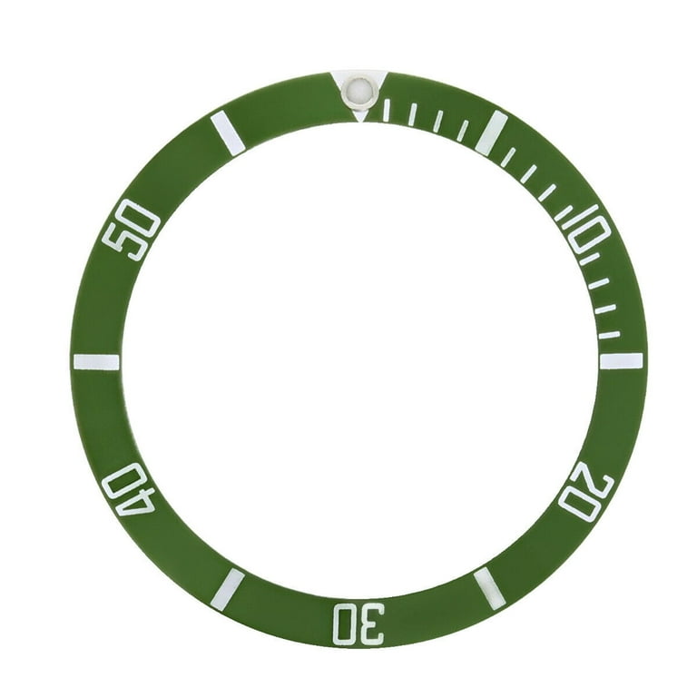 NEW BEZEL INSERT FOR ROLEX SUBMARINER 16610LV 16610 50TH ANNIVERSARY GREEN TQ Walmart