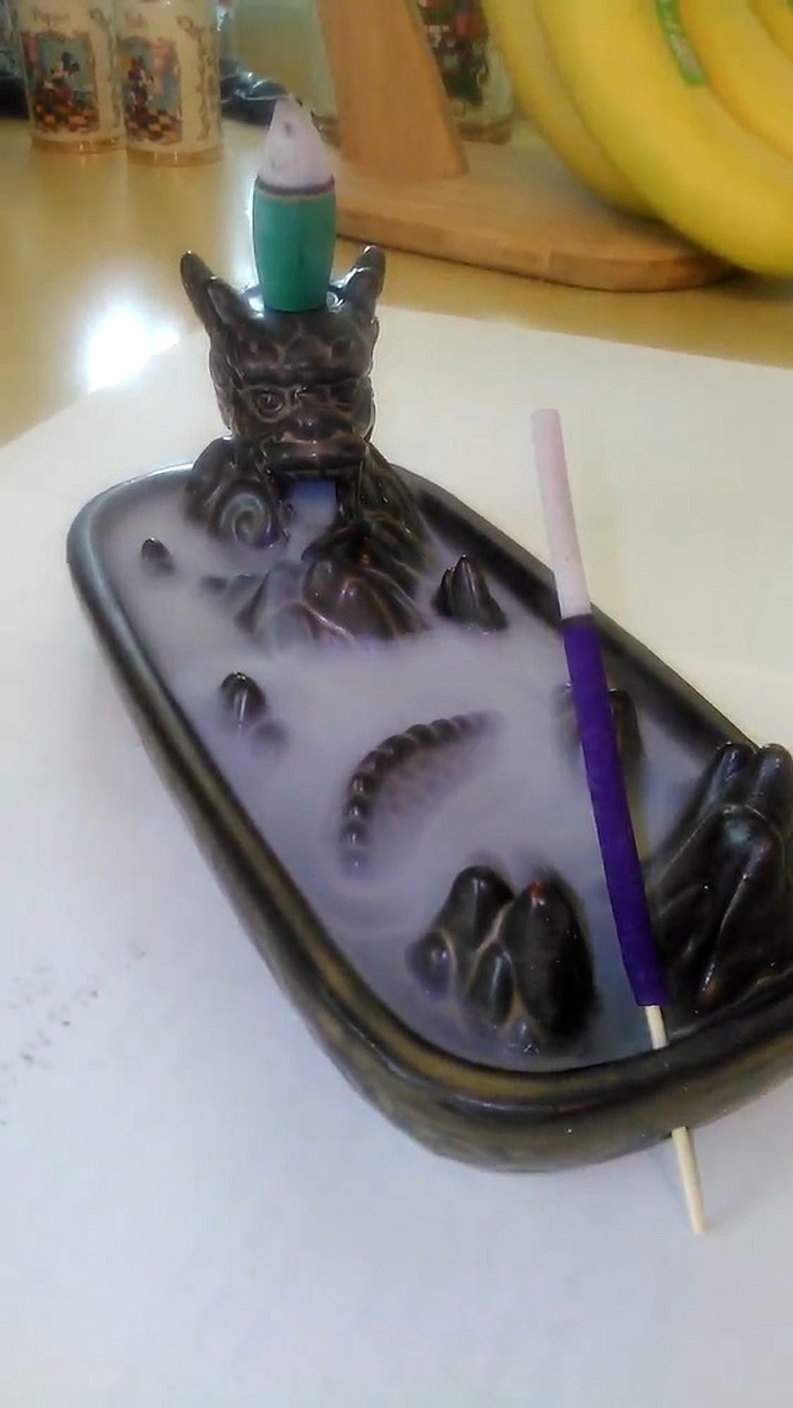 NEW BIG LARGE BACKFLOW INCENSE CONES BURNER MIX YOUR SCENTS HOW YOU