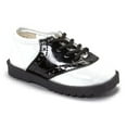 thumbnail image 1 of NEW BLACK & WHITE Saddle Shoes PITTER PATTER Boys/Girls Infant/Toddler Size 1-10, 1 of 12