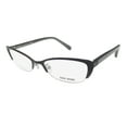 thumbnail image 1 of NEW BOBBI BROWN THE ROZA WOMENS/LADIES CAT EYE HALF-RIM SEMIMATTE / BLACK STUNNING CAT EYE VISION CARE FRAME DEMO LENSES 50-18-135 SPRING HINGES EYEGLASSES/EYE GLASSES, 1 of 9