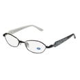 thumbnail image 1 of NEW BOOTS 09W2 WOMENS/LADIES DESIGNER FULL-RIM BLACK / WHITE CONTEMPORARY DURABLE FASHIONABLE FRAME DEMO LENSES 50-17-135 SPRING HINGES EYEGLASSES/EYE GLASSES, 1 of 9