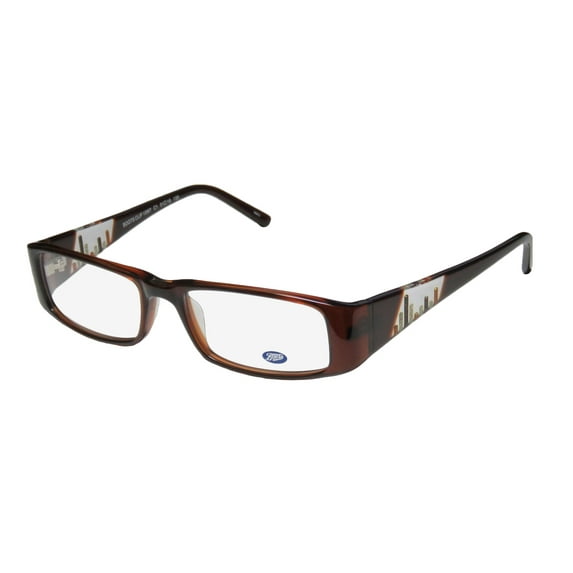 NEW BOOTS 10W7 WOMENS/LADIES DESIGNER FULL-RIM TRANSPARENT BROWN / CLEAR / MULTICOLOR GORGEOUS MUST HAVE CLASSY ELEGANT FRAME DEMO LENSES 51-16-135 EYEGLASSES/EYEGLASS FRAME