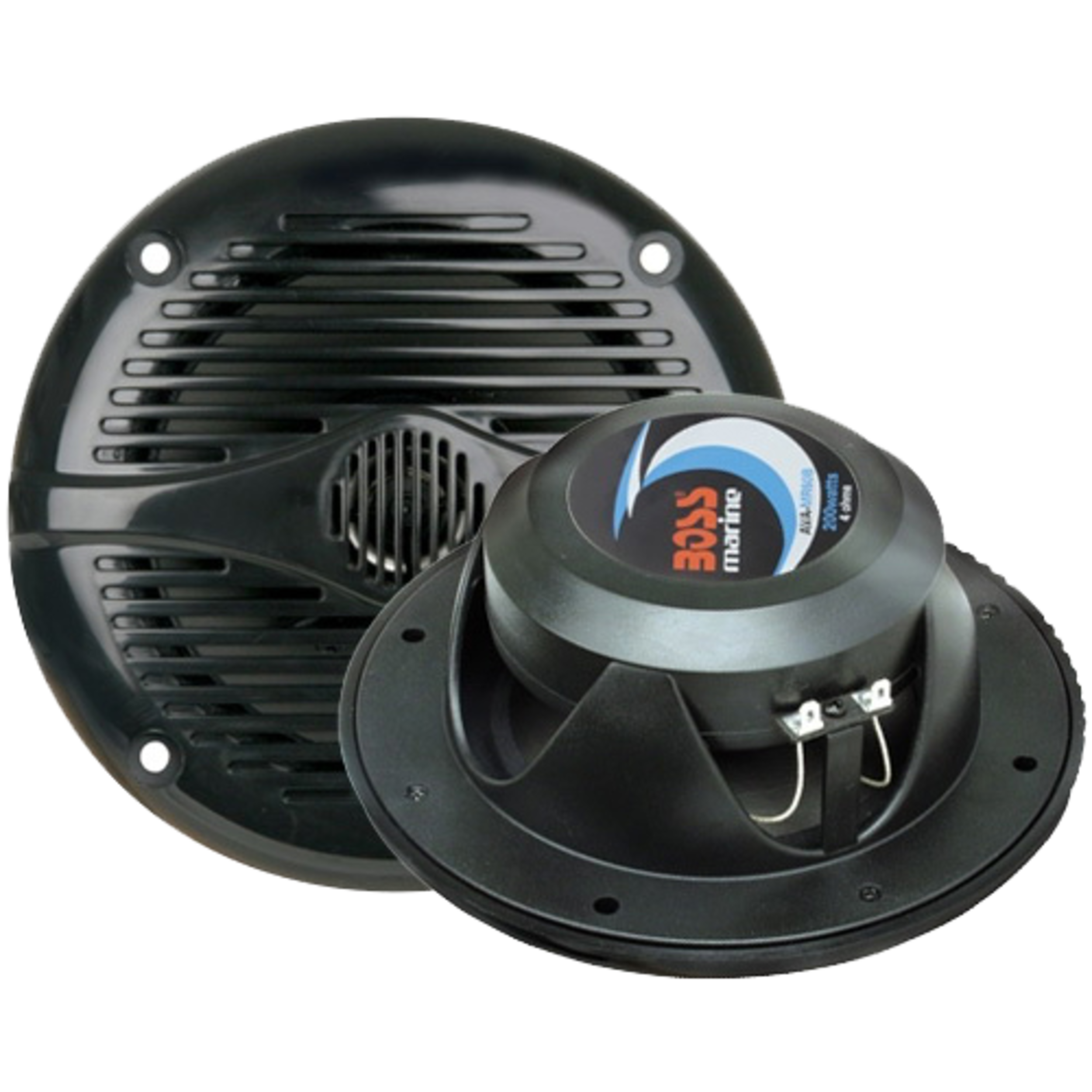 NEW BOSS MR60B 6.5" 2Way 200W Marine/Boat Speakers Water Resistant