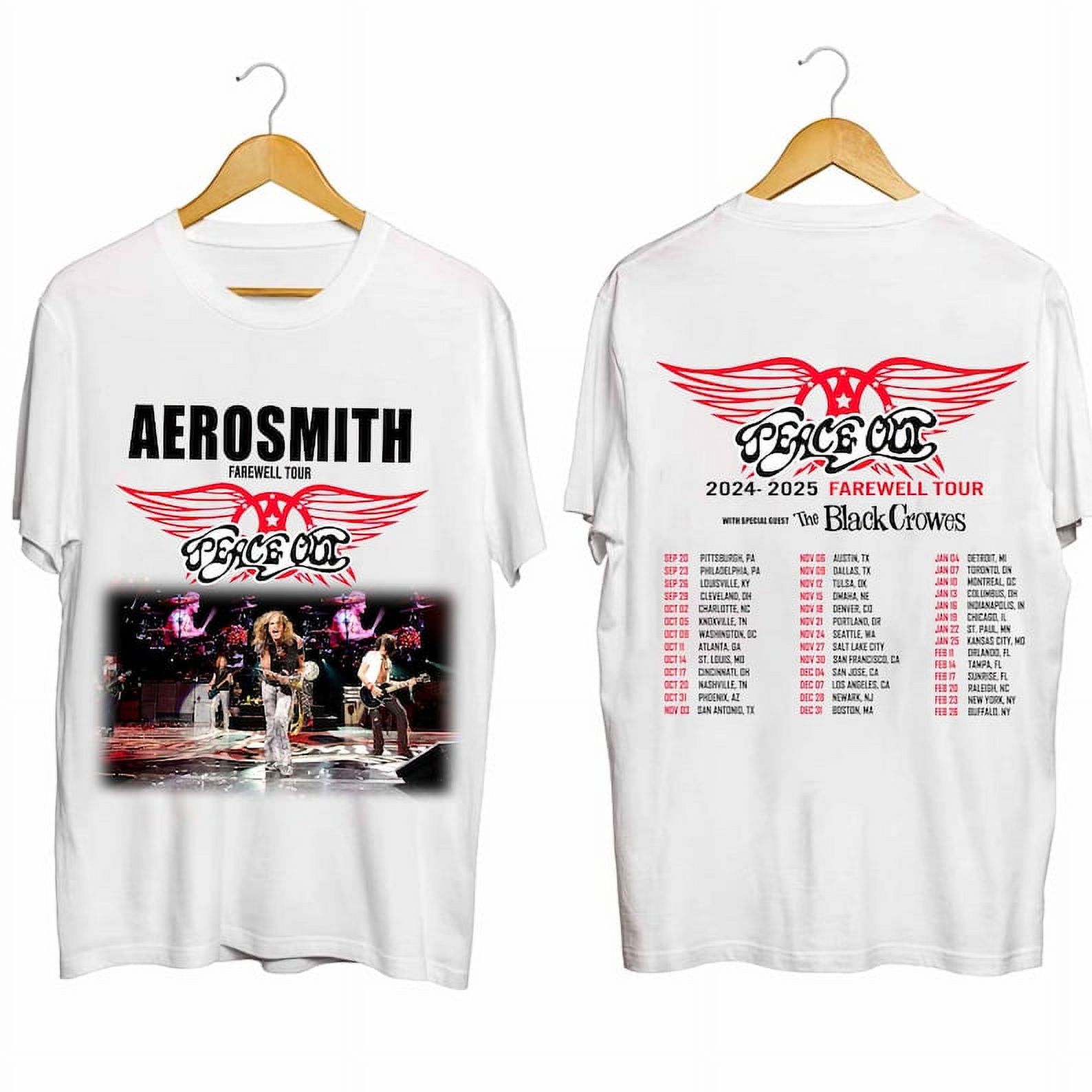 NEW BRAND Aerosmith 20242025 North American Farewell Tour Shirt