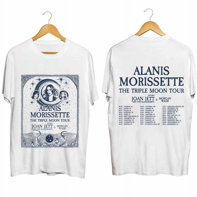 NEW BRAND Alanis Morissette The Triple Moon Tour 2024 Shirt, Alanis