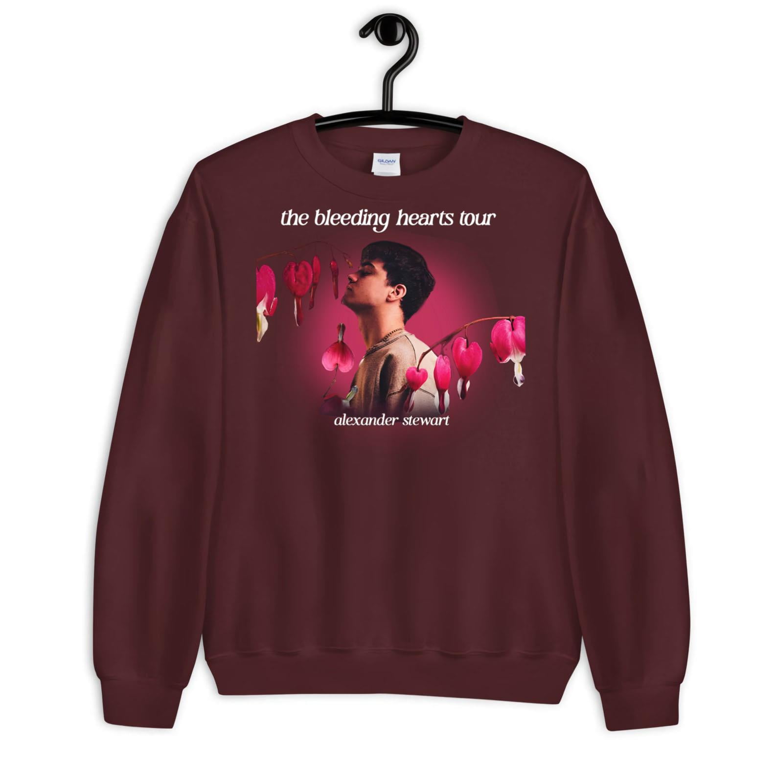 NEW BRAND Alexander Stewart The Bleeding Hearts Tour 2024 Shirt