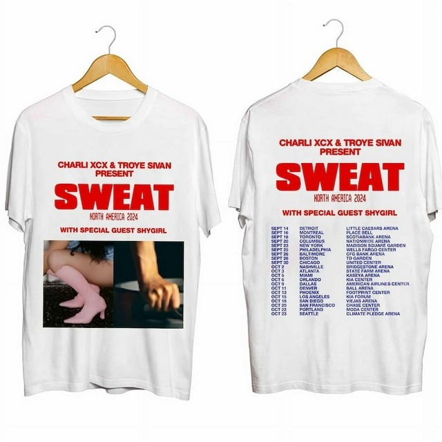 NEW BRAND Charli XCX and Troye Sivan Sweat 2024 Tour Shirt, Charli