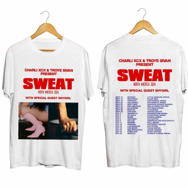 NEW BRAND Charli XCX and Troye Sivan Sweat 2025 Tour Shirt, Charli