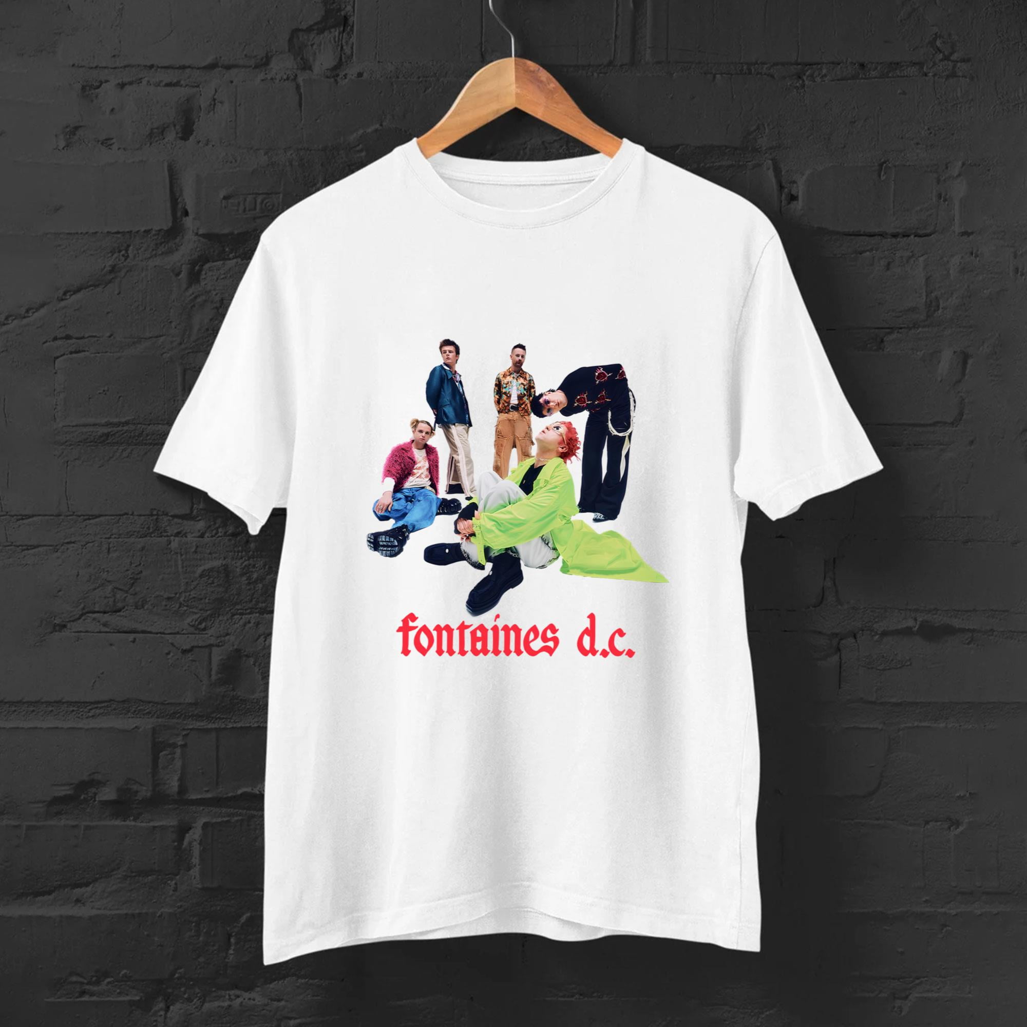 NEW BRAND Fontaines DC 2024 Tour Shirt, Fontaines DC Band Fan Shirt