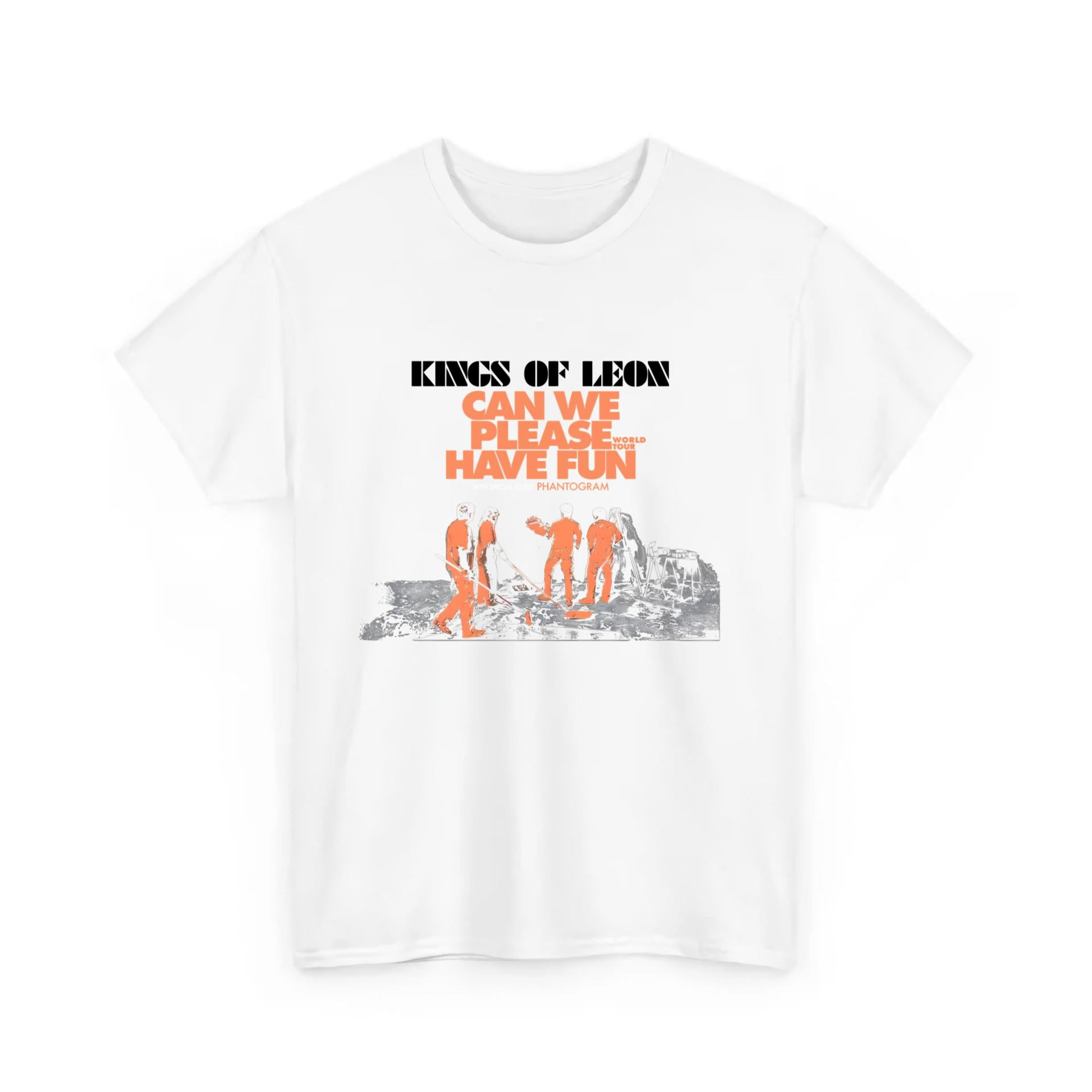 NEW BRAND Kings Of Leon Can We Please Have Fun US Tour 2024 Shirt