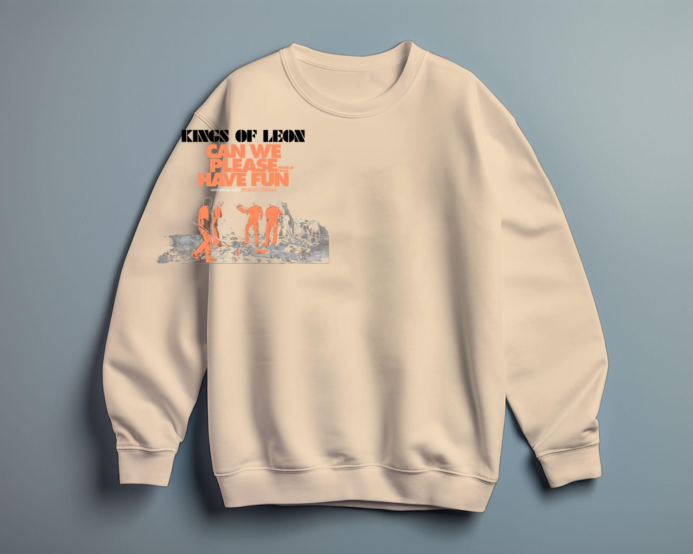 NEW BRAND Kings Of Leon Can We Please Have Fun US Tour 2024 Shirt