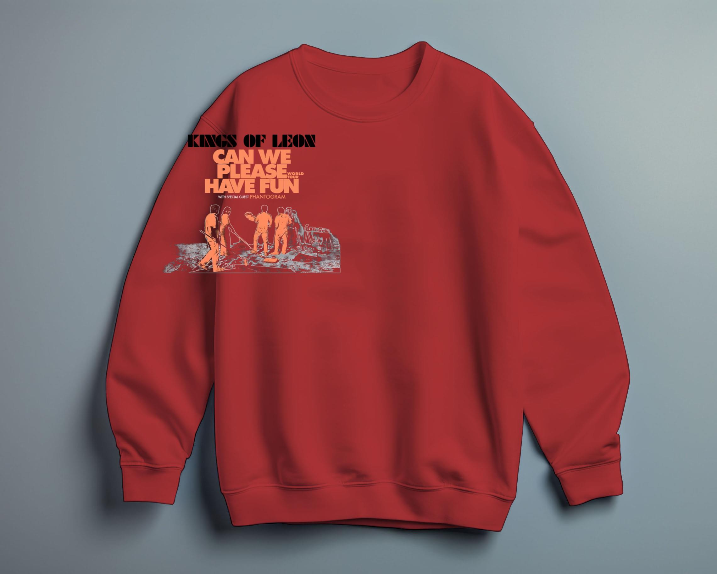 NEW BRAND Kings Of Leon Can We Please Have Fun US Tour 2024 Shirt