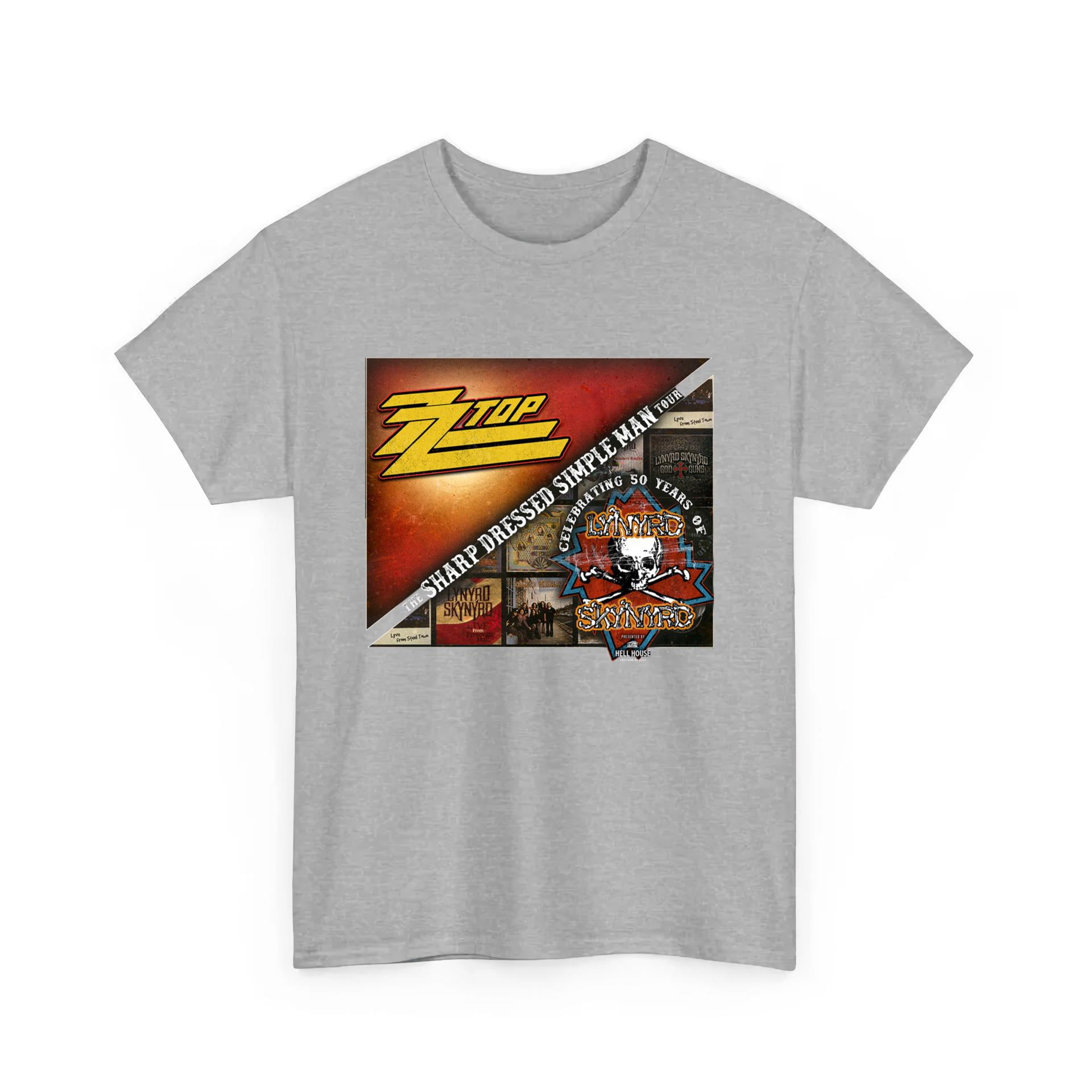 NEW BRAND Lynyrd Skynyrd ZZ Top Tour 2024 Shirt, ZZ Top World Tour 2024