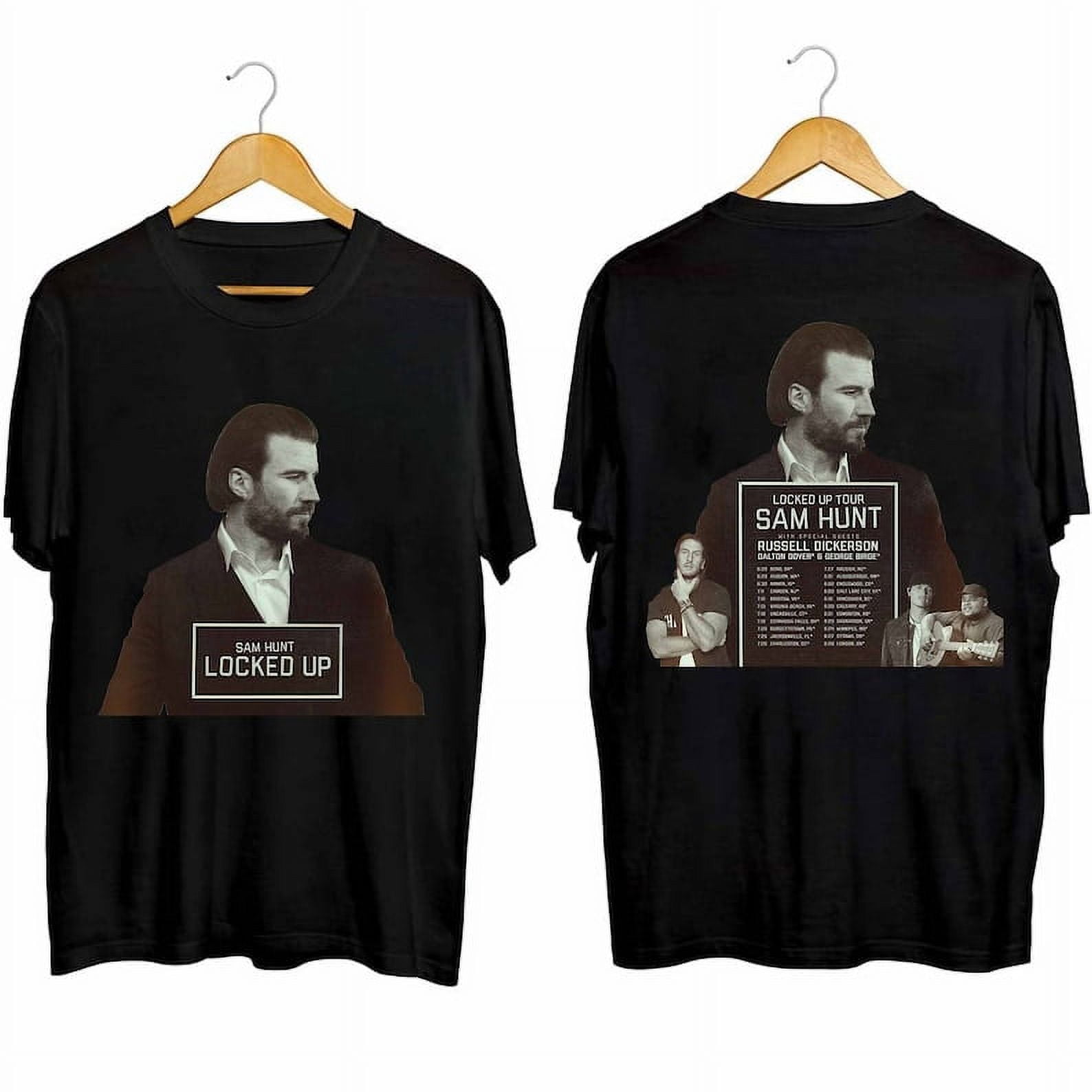 NEW BRAND Sam Hunt 2024 Locked Up Tour Shirt, Sam Hunt Fan Shirt, Sam