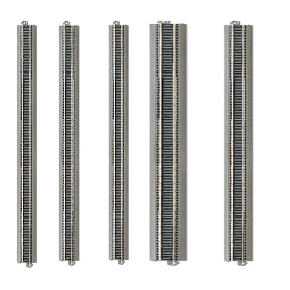 NEW Bachmann E-Z Train Track Silver/Gray 36" Straight Track 10 Pcs HO Scale BAC4
