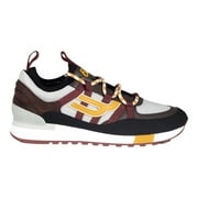 NEW Bally Glick 6300602 Mens Black and Bruno Synthetic Rubber Sneakers MSRP $560 7.5