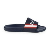 NEW Bally Simon 6234035 Men's Ink Logo Rubber Sandals MSRP $195 10