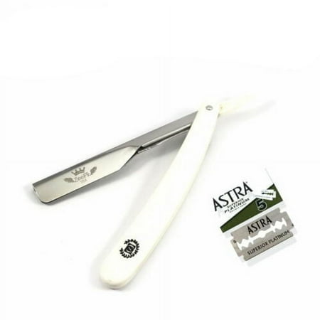 NEW Barber Salon Beard Cut Throat Straight Shaving Razor Plus 5 Astra Blade Free