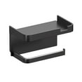 thumbnail image 1 of NEW Bathroom Wall Mounted Toilet Roll Paper Holder Shelf Tray Phone Storage R8, 1 of 6