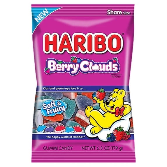 NEW Berry Cloud Gummi Candy, 4.1 Ounce (Pack of 12)