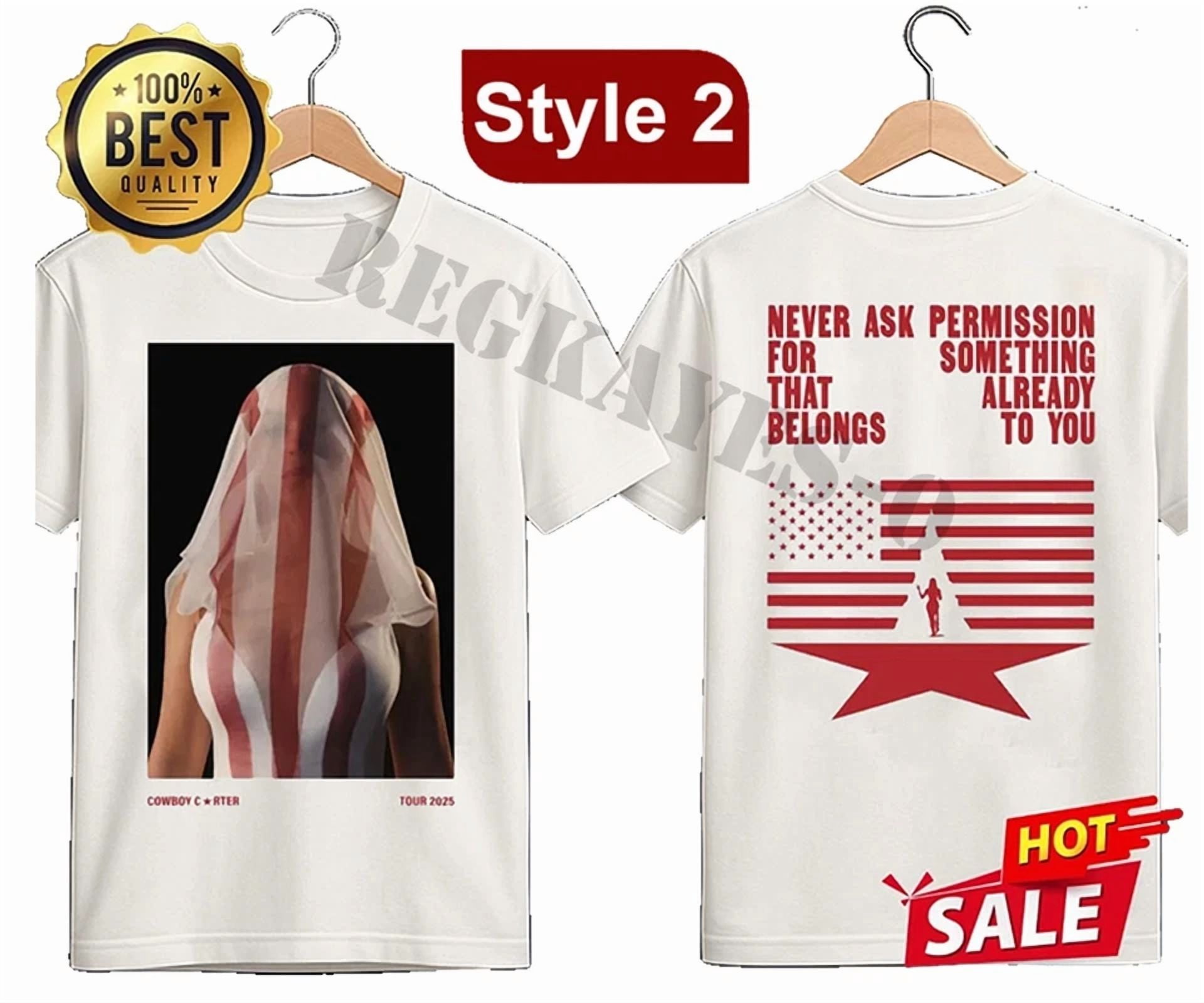 NEW!!! Beyonce Reclamation Merch Cowboy Carter Tour 2025 reprint T ...