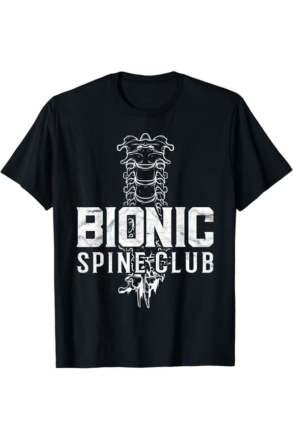 NEW Bionic Spine Surgery Lumbar Spinal Fusion Back Recovery Gift T-Shirt S-3XL