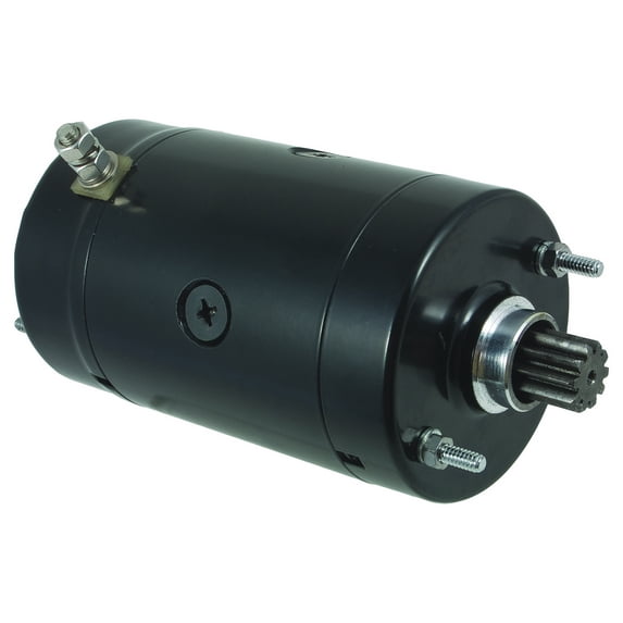 NEW Black 12V Starter Hitachi Type Fits Harley Davidson Motorcycles Electra 2-YEAR WARRANTY