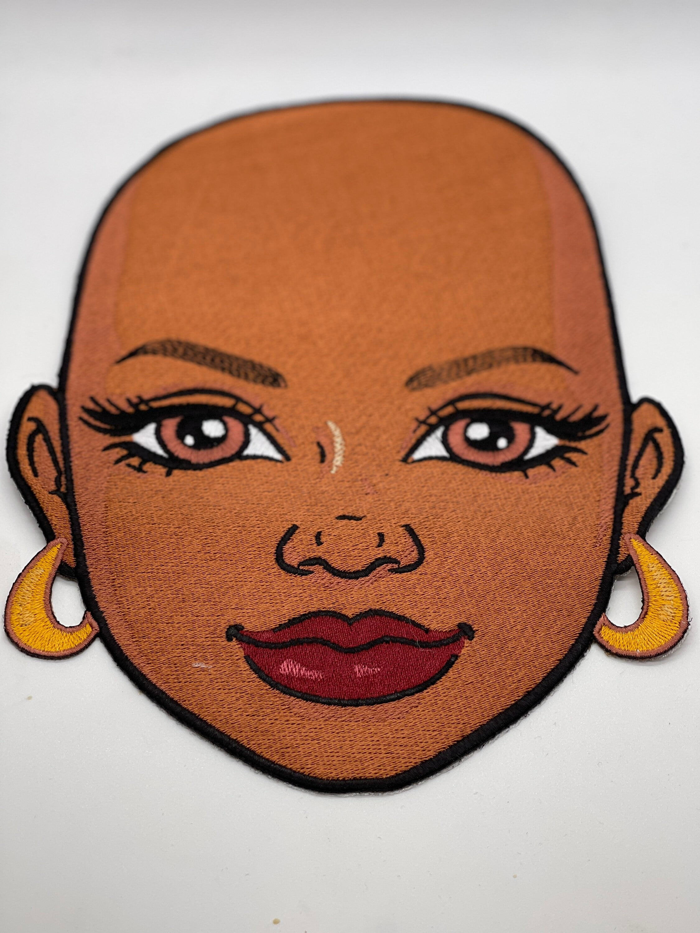 NEW! Black, Bald & Beautiful Large Patch