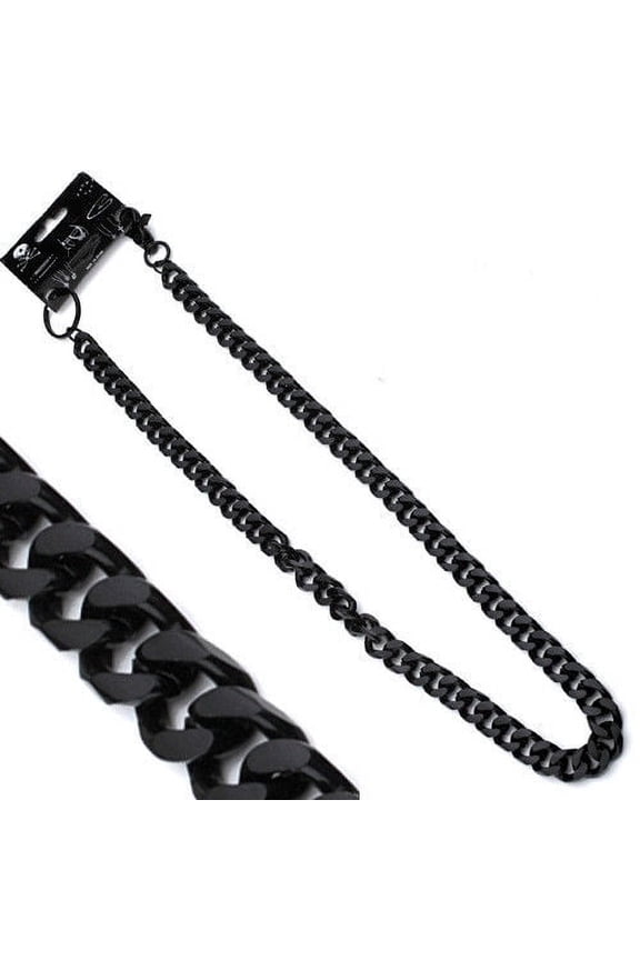 NEW Black Link Biker Trucker Punk Keychain Jean Wallet Extra Thick Heavy Chain