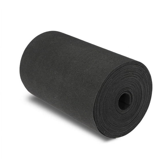 NEW Black Ribbed Bunk Carpet / Marine Boat Trailer Runners / Outdoor - 12" x 75'