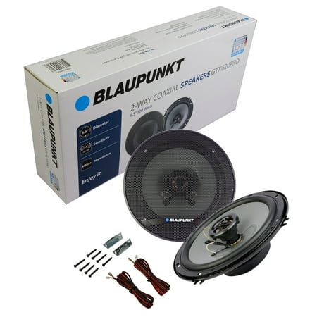 NEW Blaupunkt GTX-620PRO | 6.5" 300W Max 4 Ohm 2-Way Coaxial Car Audio Speakers - 1 Pair