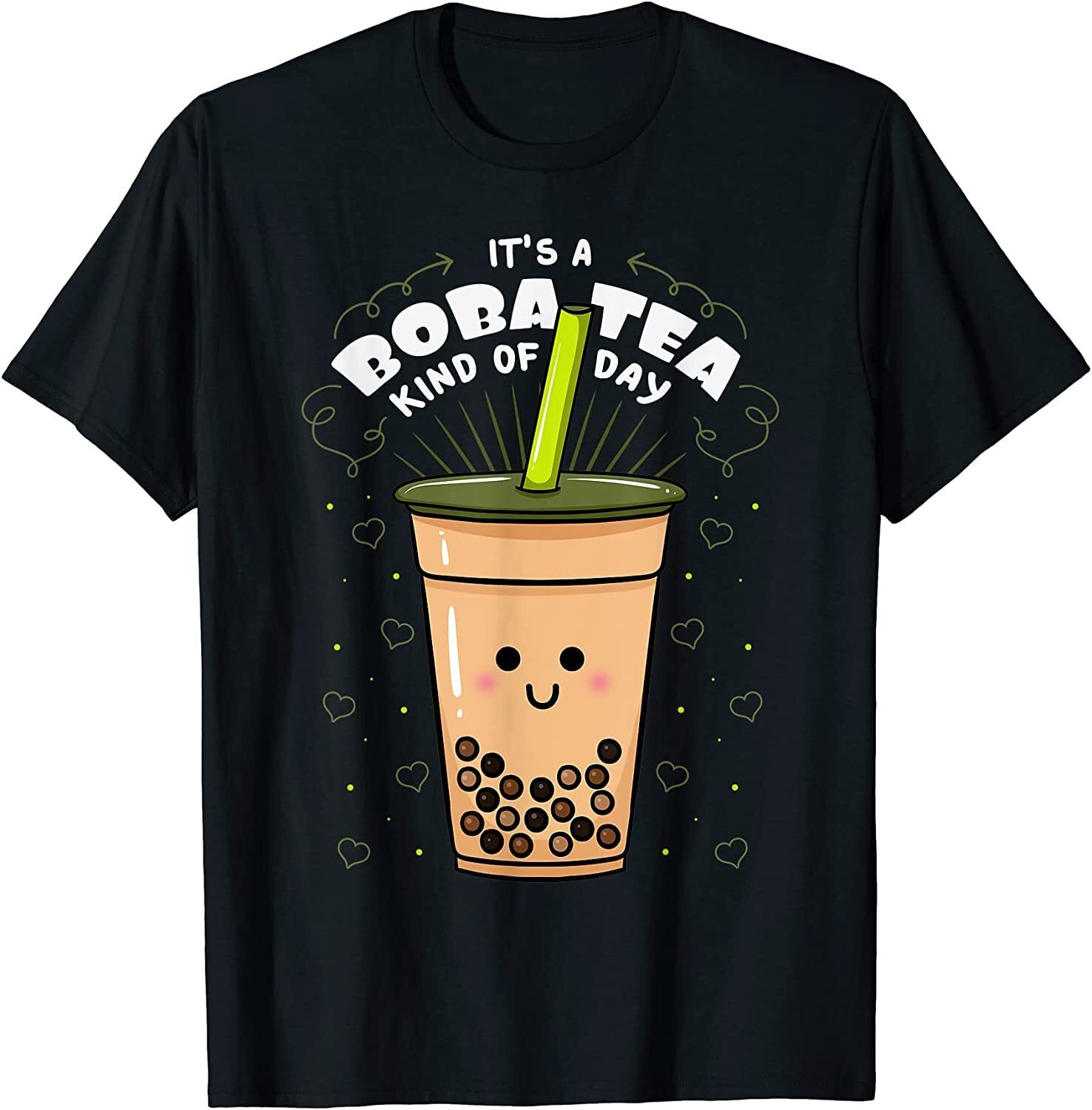 NEW! Boba Tapioca Pearls TeaBased Drink Bubble Milk Tea TShirt MADE
