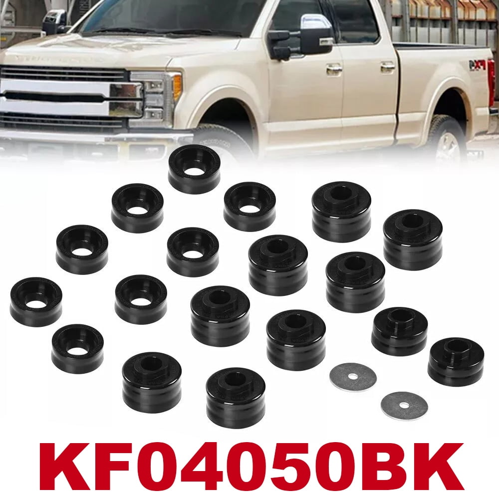 Polyurethane Body Mount Bushing Kit For 1999-2007 Ford F250 F350 Super Duty - Heavy Duty Cab Mount Replacement