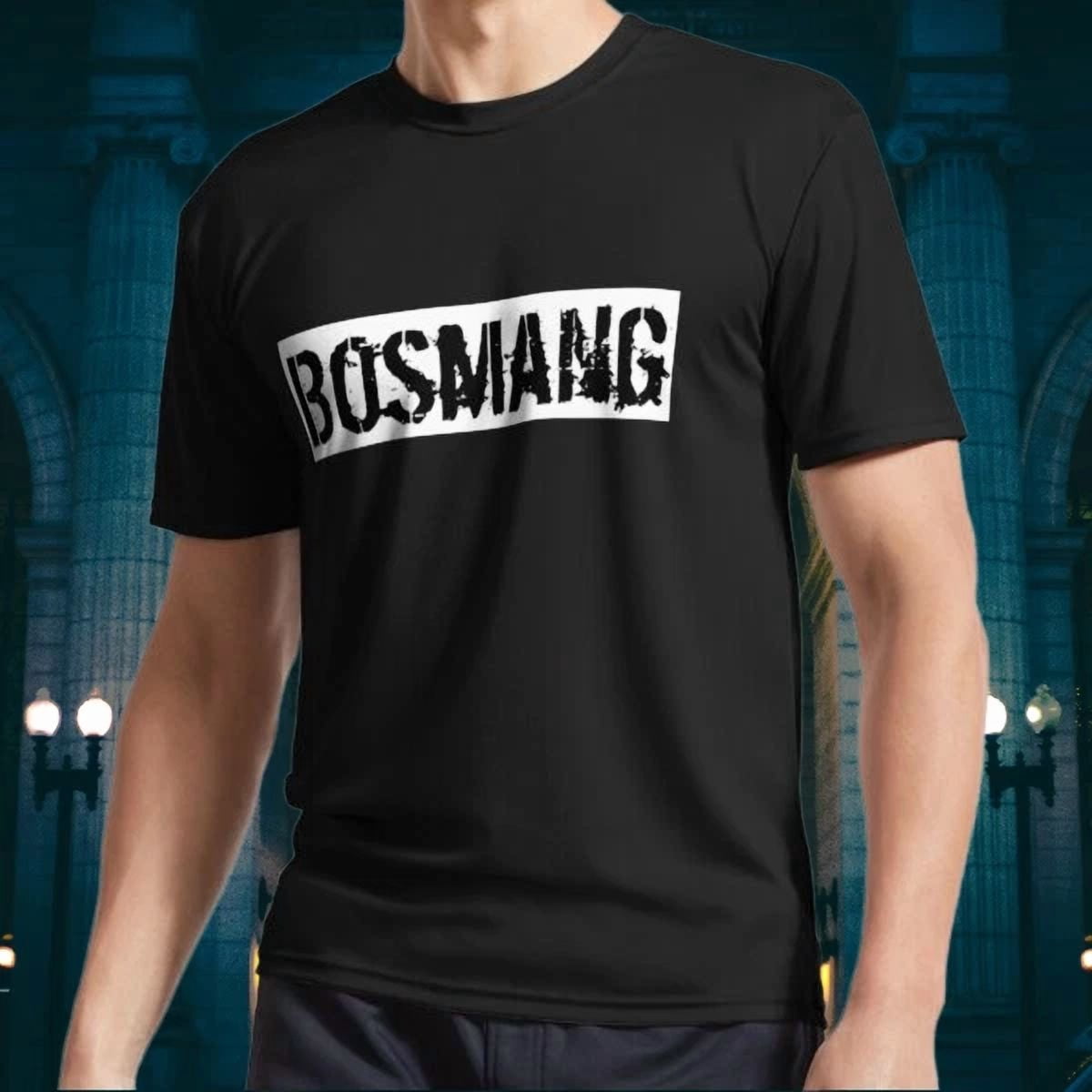 NEW! Bosmang Logo Long Sleeve T-Shirt Funny Size S to 5XL