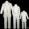 thumbnail image 1 of NEW Boy Wedding Baptism Recital Formal Party Tuxedo Suit size:14 16 18 20 Ivory, 1 of 6